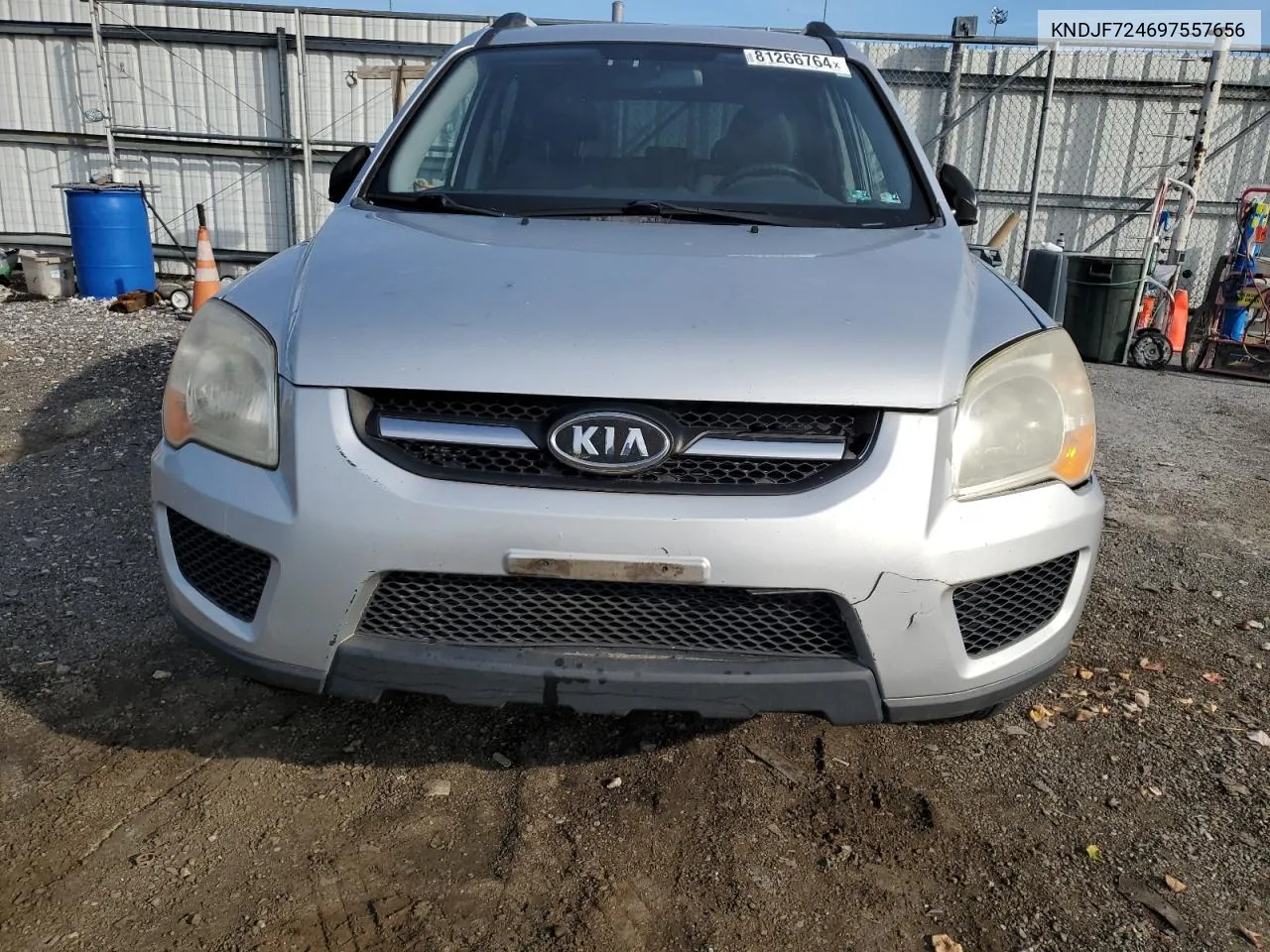 2009 Kia Sportage Lx VIN: KNDJF724697557656 Lot: 81266764