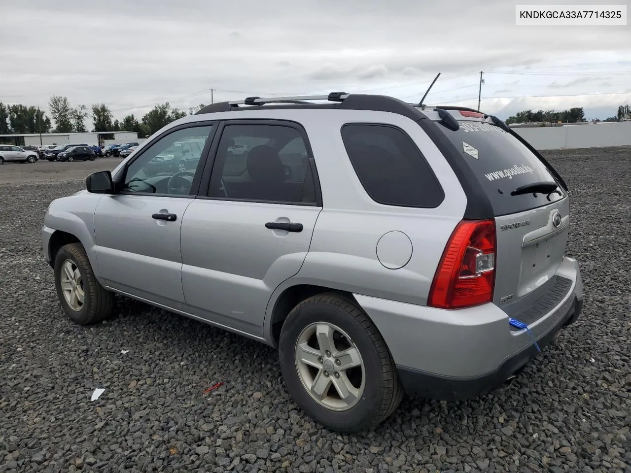 2010 Kia Sportage Lx VIN: KNDKGCA33A7714325 Lot: 71439664