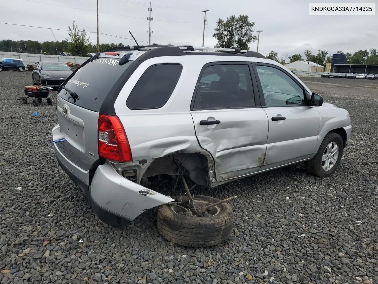 2010 Kia Sportage Lx VIN: KNDKGCA33A7714325 Lot: 71439664