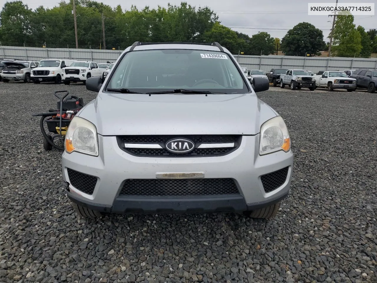 2010 Kia Sportage Lx VIN: KNDKGCA33A7714325 Lot: 71439664