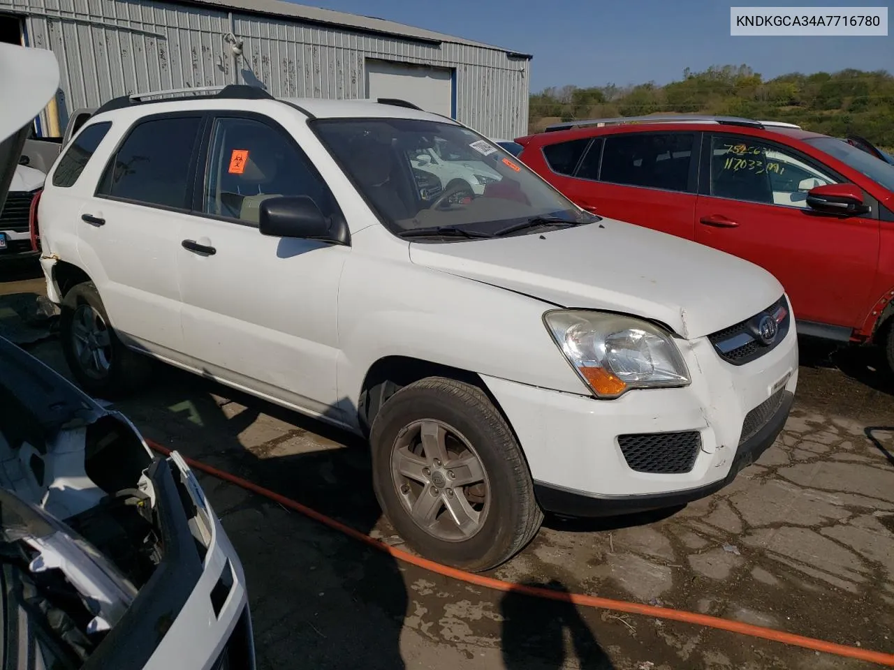 KNDKGCA34A7716780 2010 Kia Sportage Lx