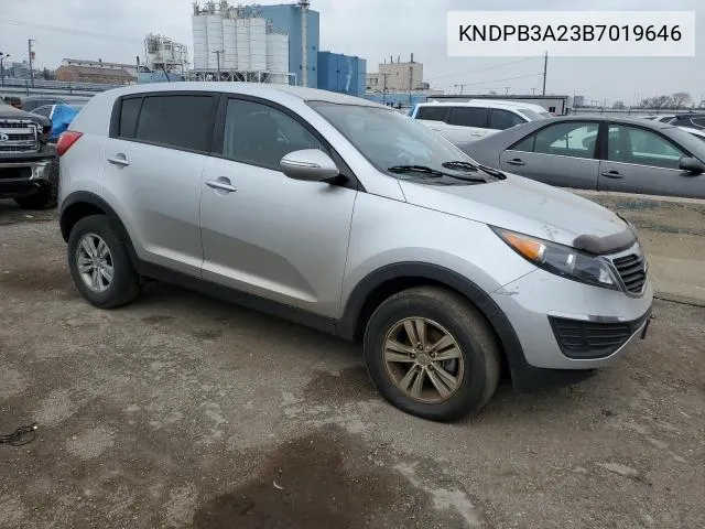 2011 Kia Sportage Lx VIN: KNDPB3A23B7019646 Lot: 49132824