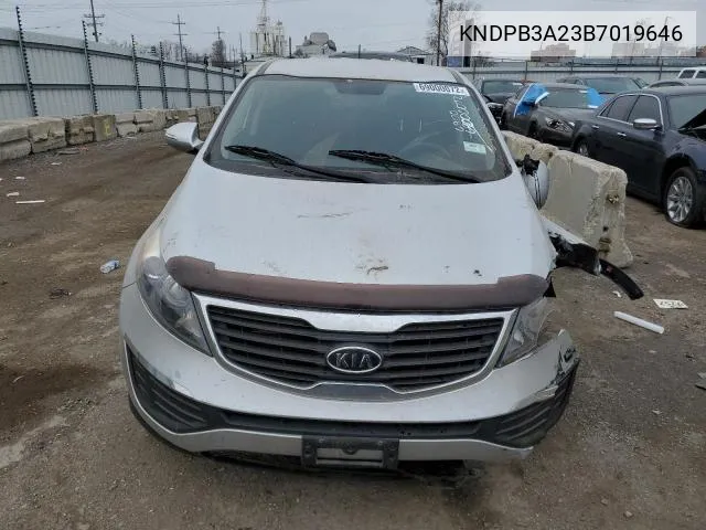 2011 Kia Sportage Lx VIN: KNDPB3A23B7019646 Lot: 49132824