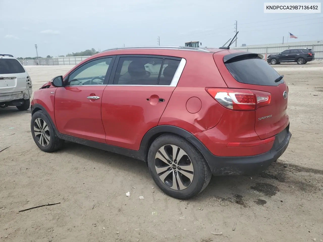 2011 Kia Sportage Ex VIN: KNDPCCA29B7136452 Lot: 55614814