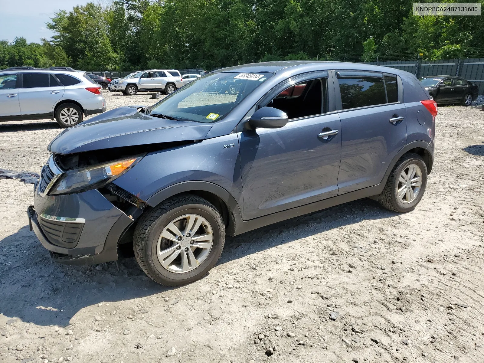 2011 Kia Sportage Lx VIN: KNDPBCA24B7131680 Lot: 63245014