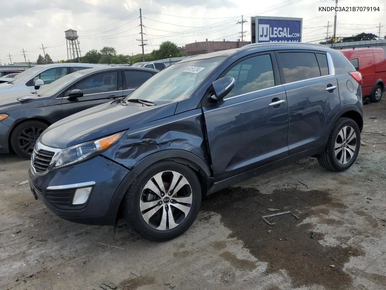 2011 Kia Sportage Ex VIN: KNDPC3A21B7079194 Lot: 64161234