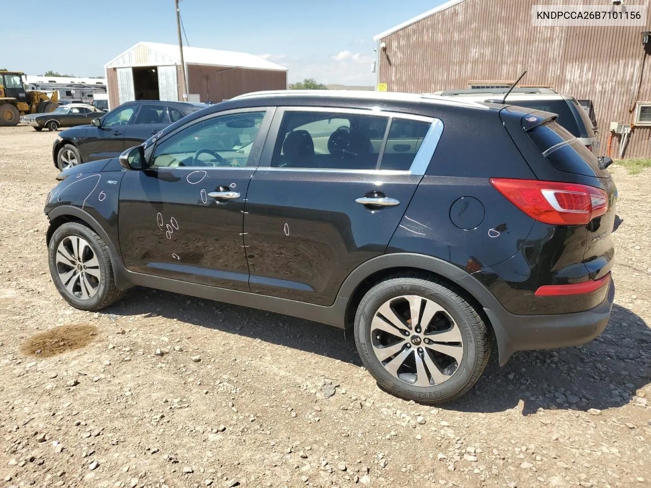 2011 Kia Sportage Ex VIN: KNDPCCA26B7101156 Lot: 66165024