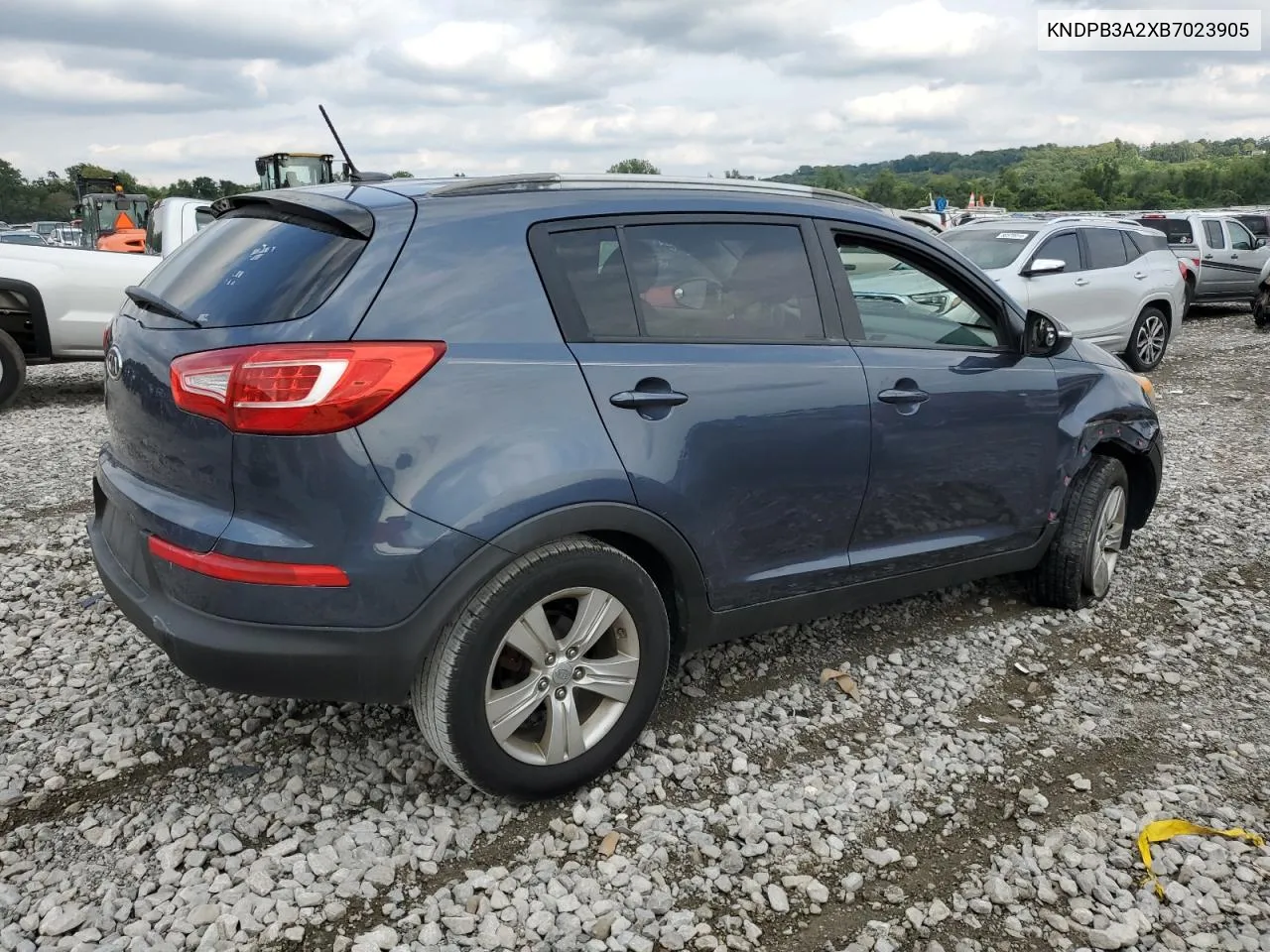 2011 Kia Sportage Lx VIN: KNDPB3A2XB7023905 Lot: 66409444