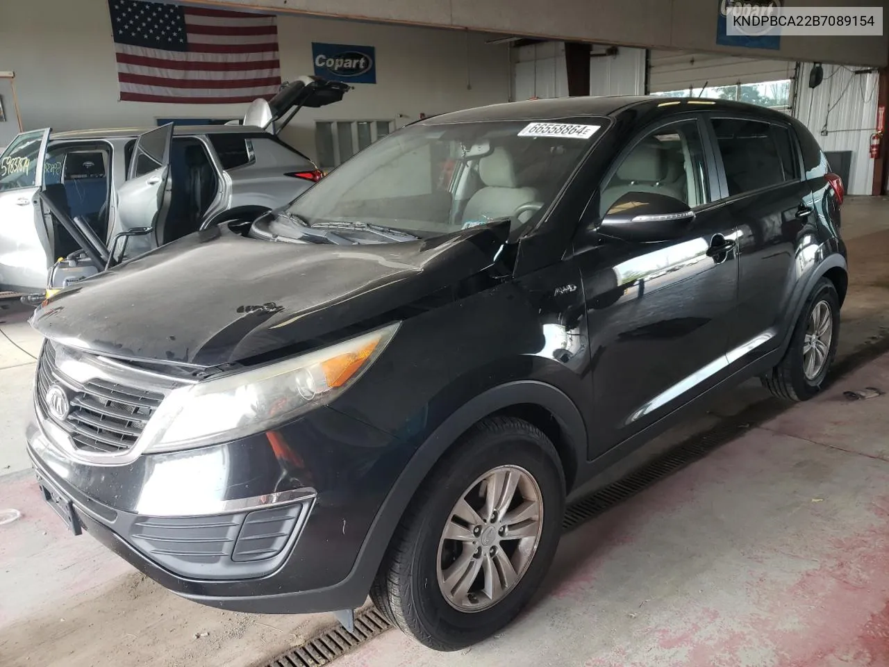 2011 Kia Sportage Lx VIN: KNDPBCA22B7089154 Lot: 66558864