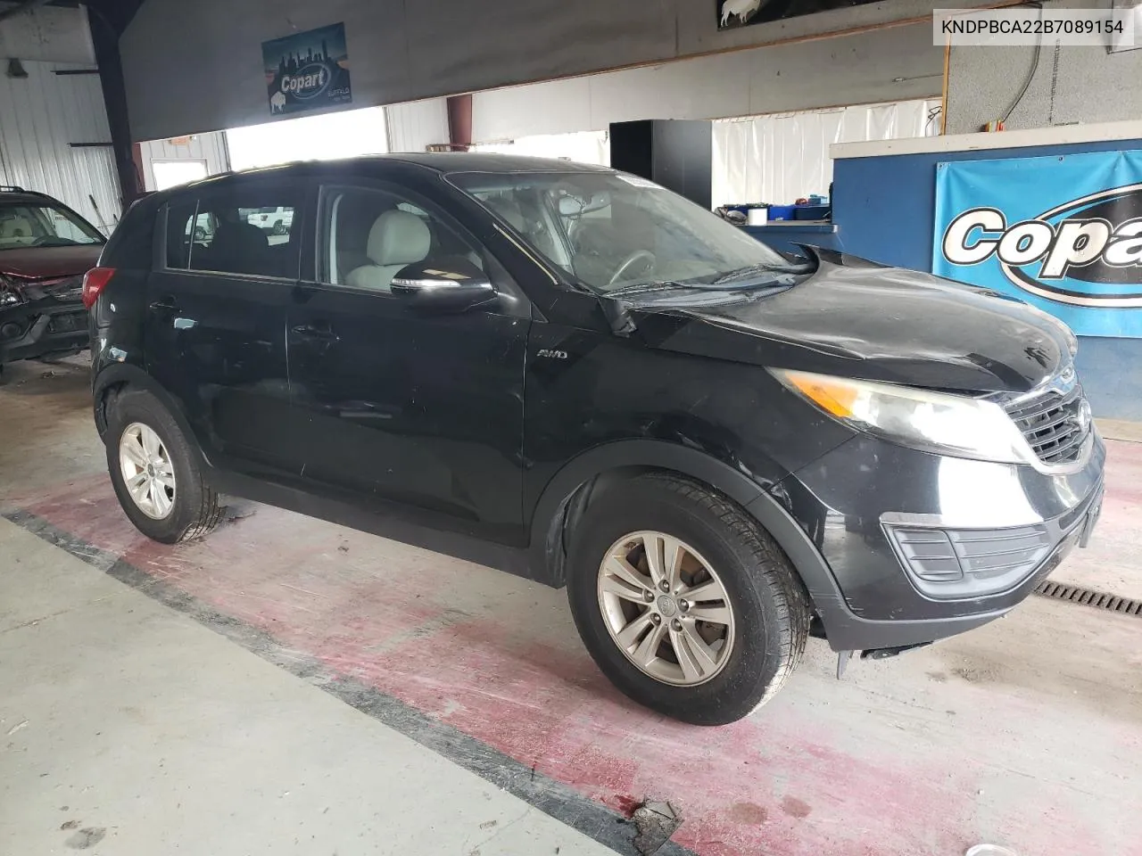 2011 Kia Sportage Lx VIN: KNDPBCA22B7089154 Lot: 66558864