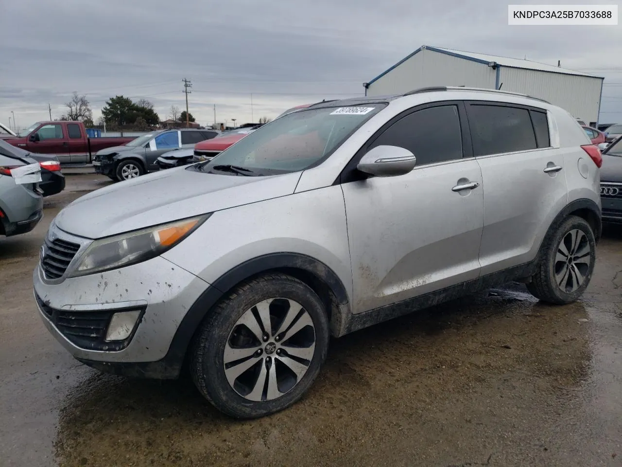 2011 Kia Sportage Ex VIN: KNDPC3A25B7033688 Lot: 67089194