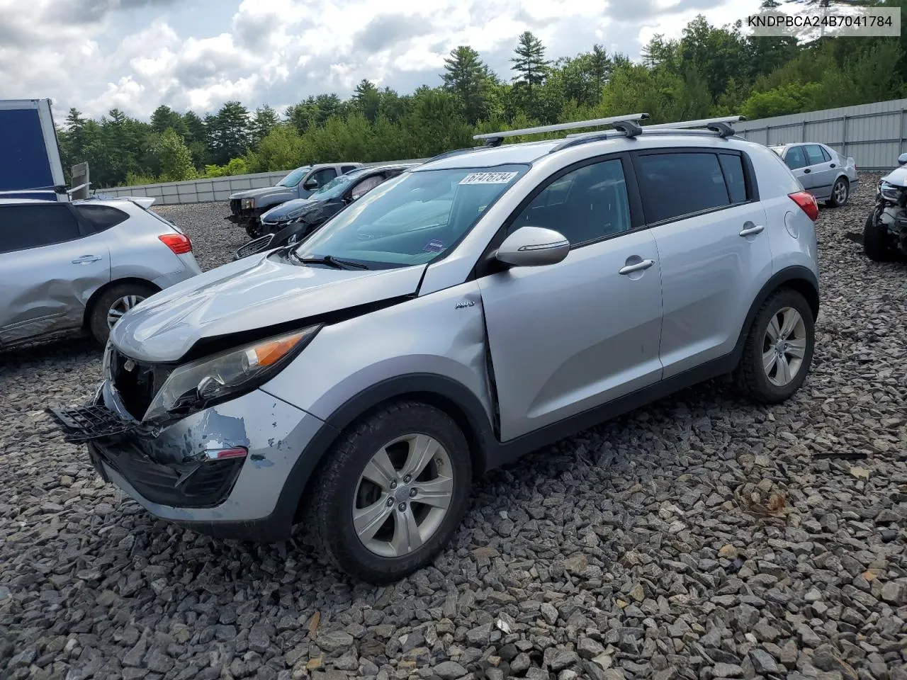 KNDPBCA24B7041784 2011 Kia Sportage Lx