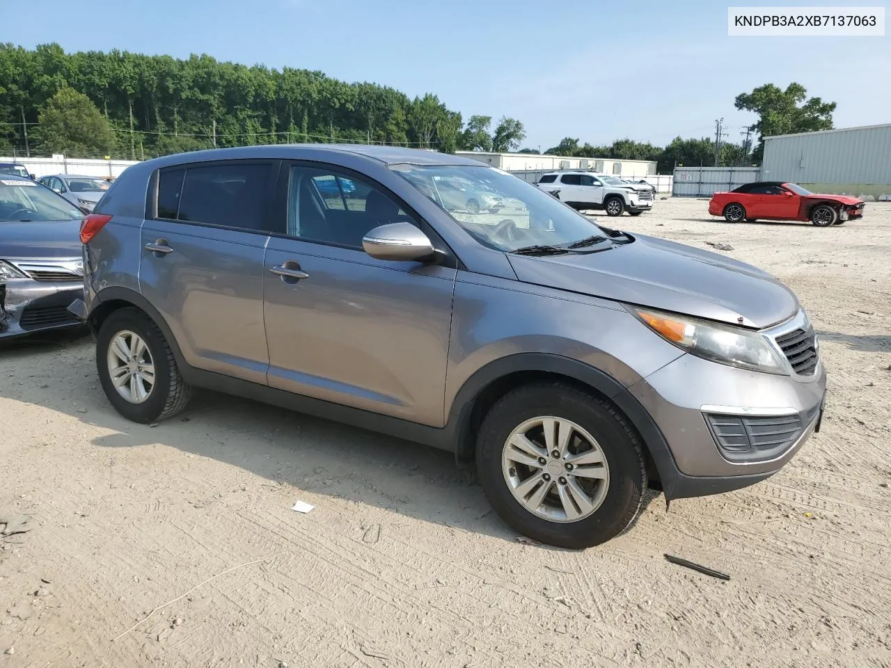 2011 Kia Sportage Lx VIN: KNDPB3A2XB7137063 Lot: 67496324