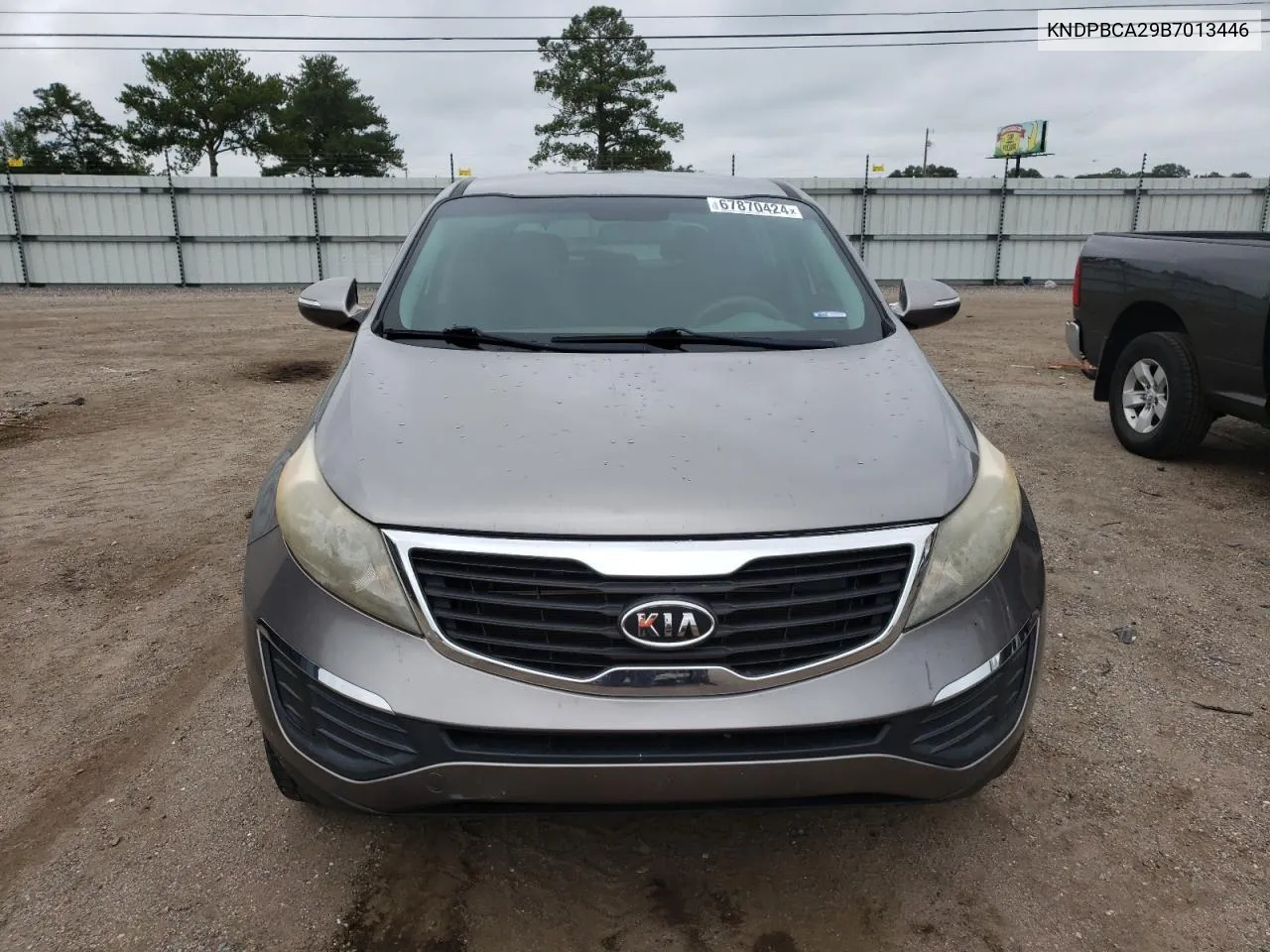 2011 Kia Sportage Lx VIN: KNDPBCA29B7013446 Lot: 67870424