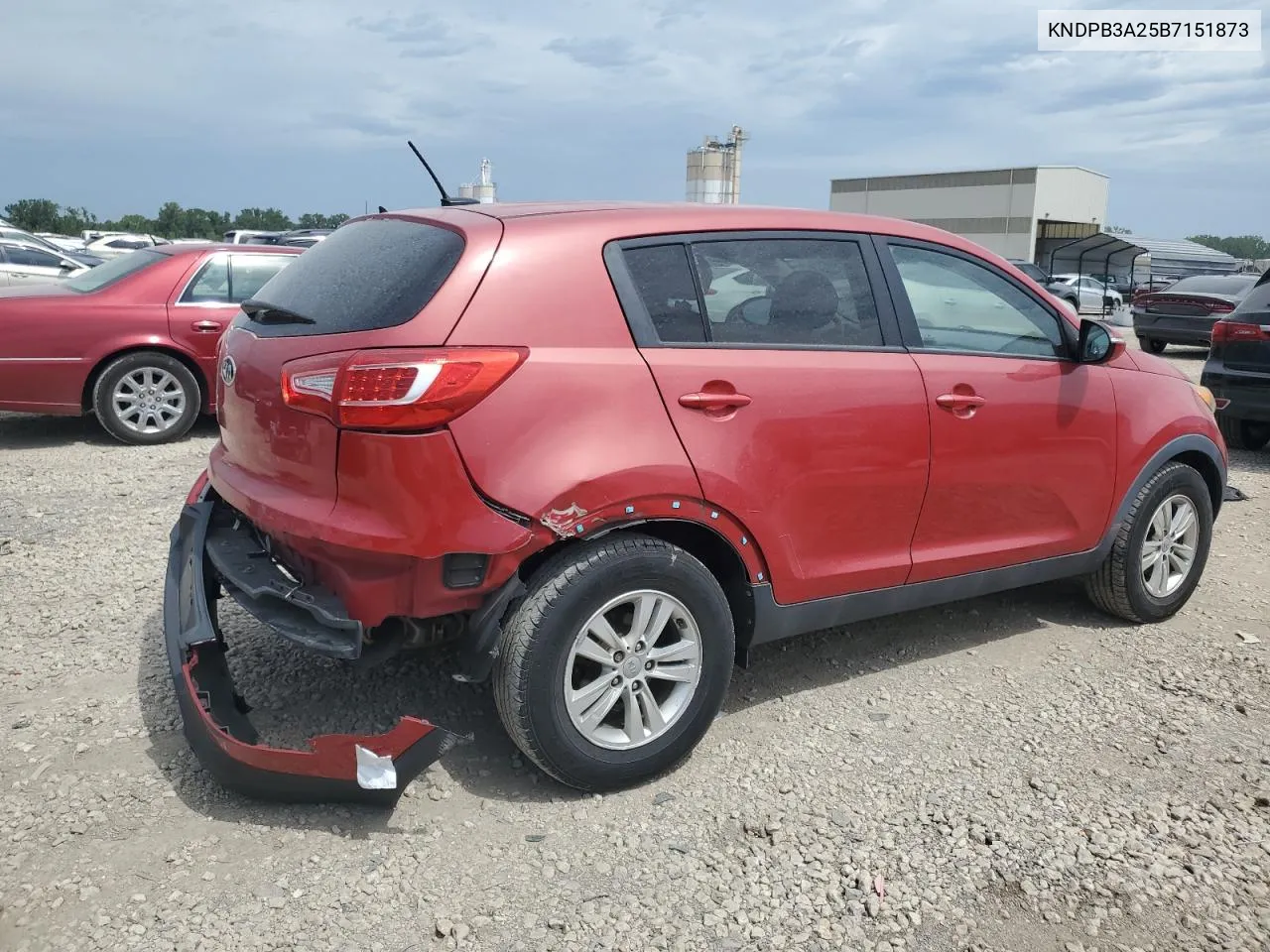 2011 Kia Sportage Lx VIN: KNDPB3A25B7151873 Lot: 68067434