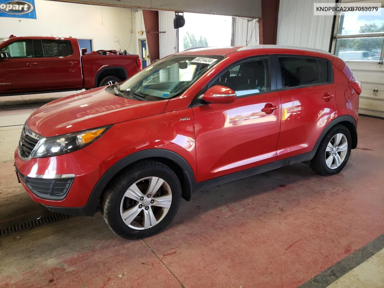 2011 Kia Sportage Lx VIN: KNDPBCA2XB7053079 Lot: 68224434