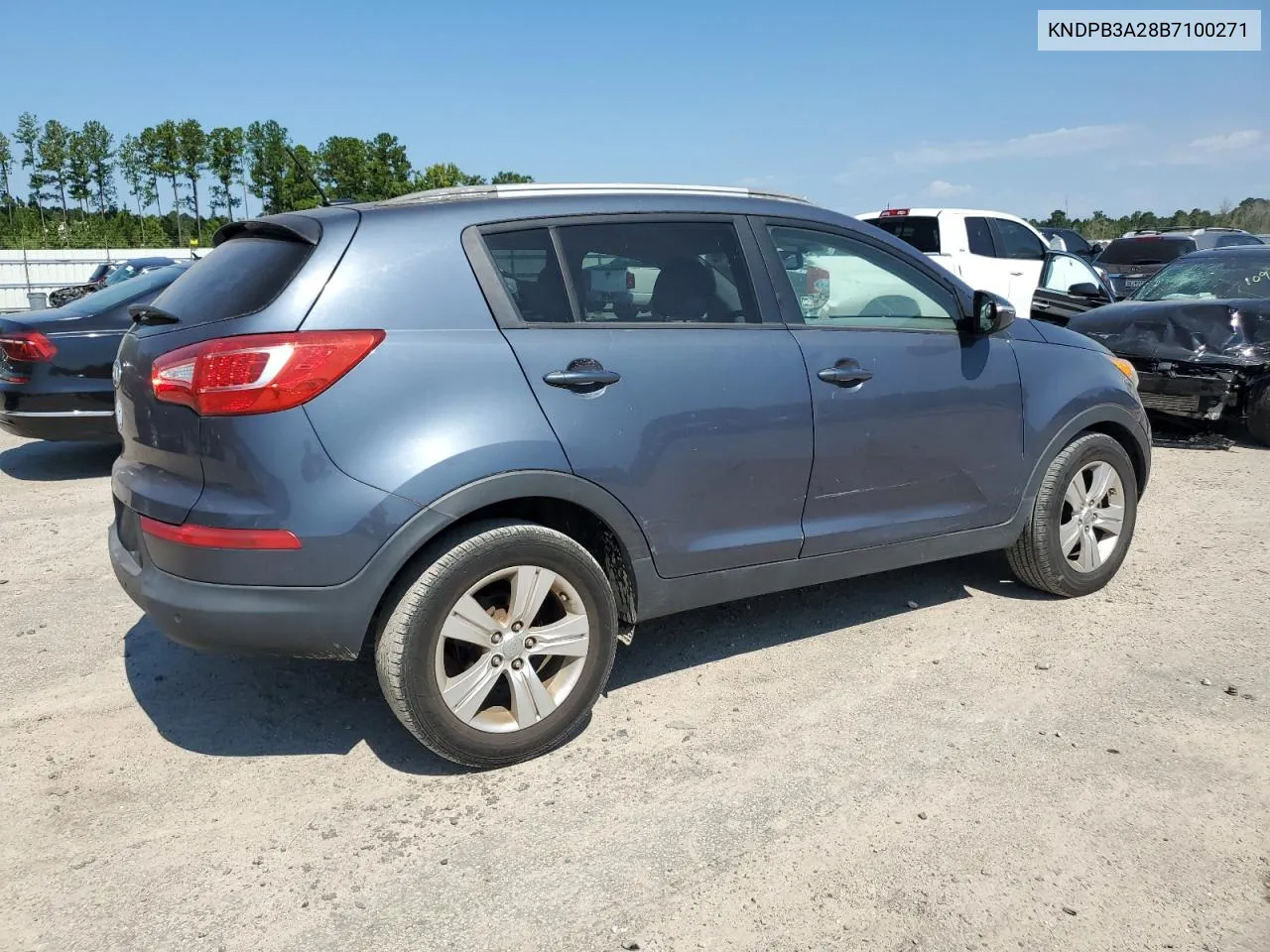 2011 Kia Sportage Lx VIN: KNDPB3A28B7100271 Lot: 68233574