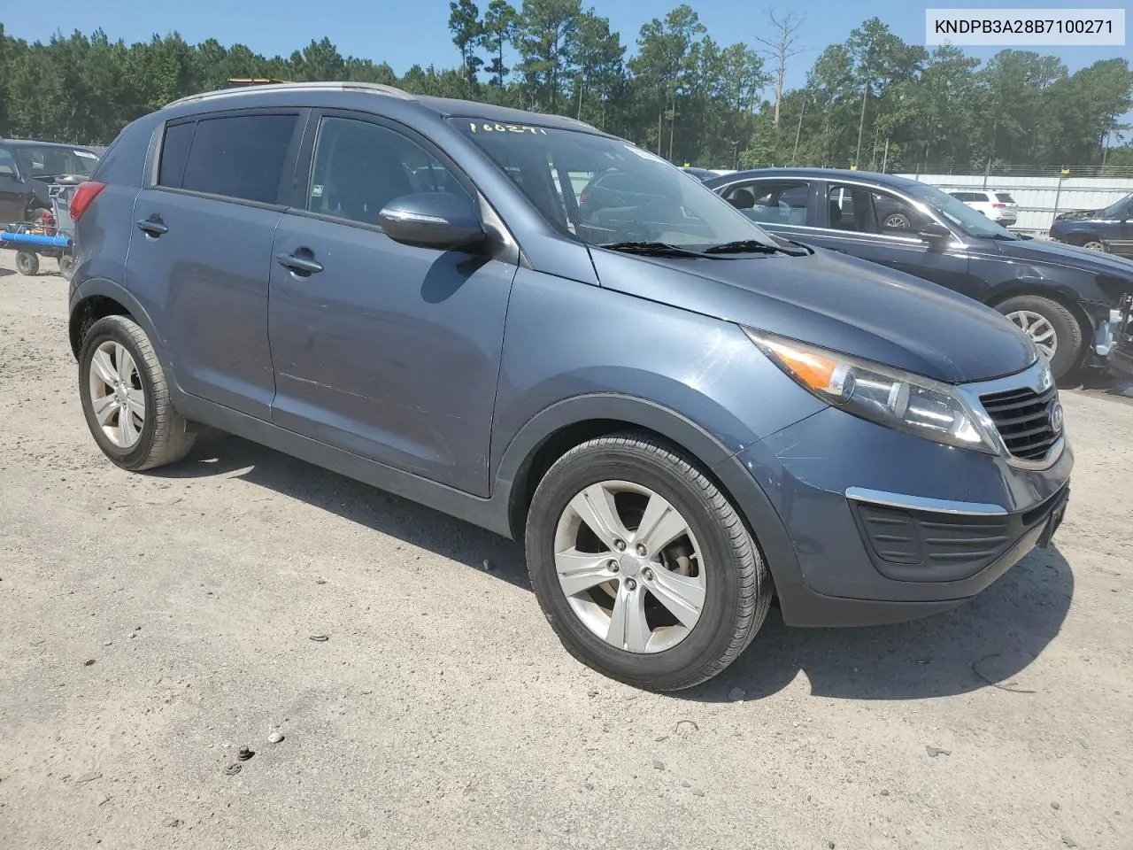 2011 Kia Sportage Lx VIN: KNDPB3A28B7100271 Lot: 68233574