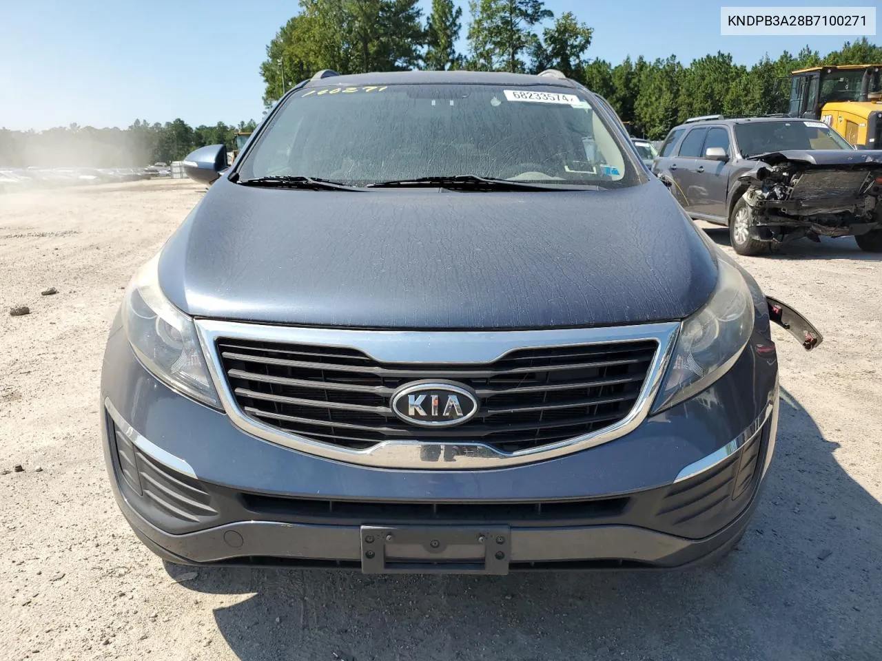 2011 Kia Sportage Lx VIN: KNDPB3A28B7100271 Lot: 68233574