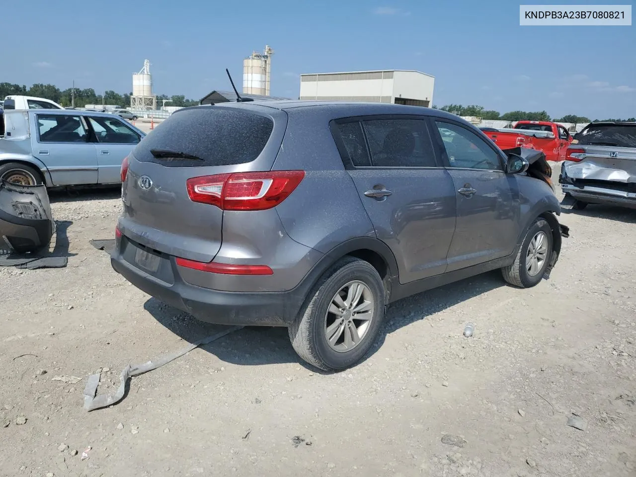 2011 Kia Sportage Lx VIN: KNDPB3A23B7080821 Lot: 68323424