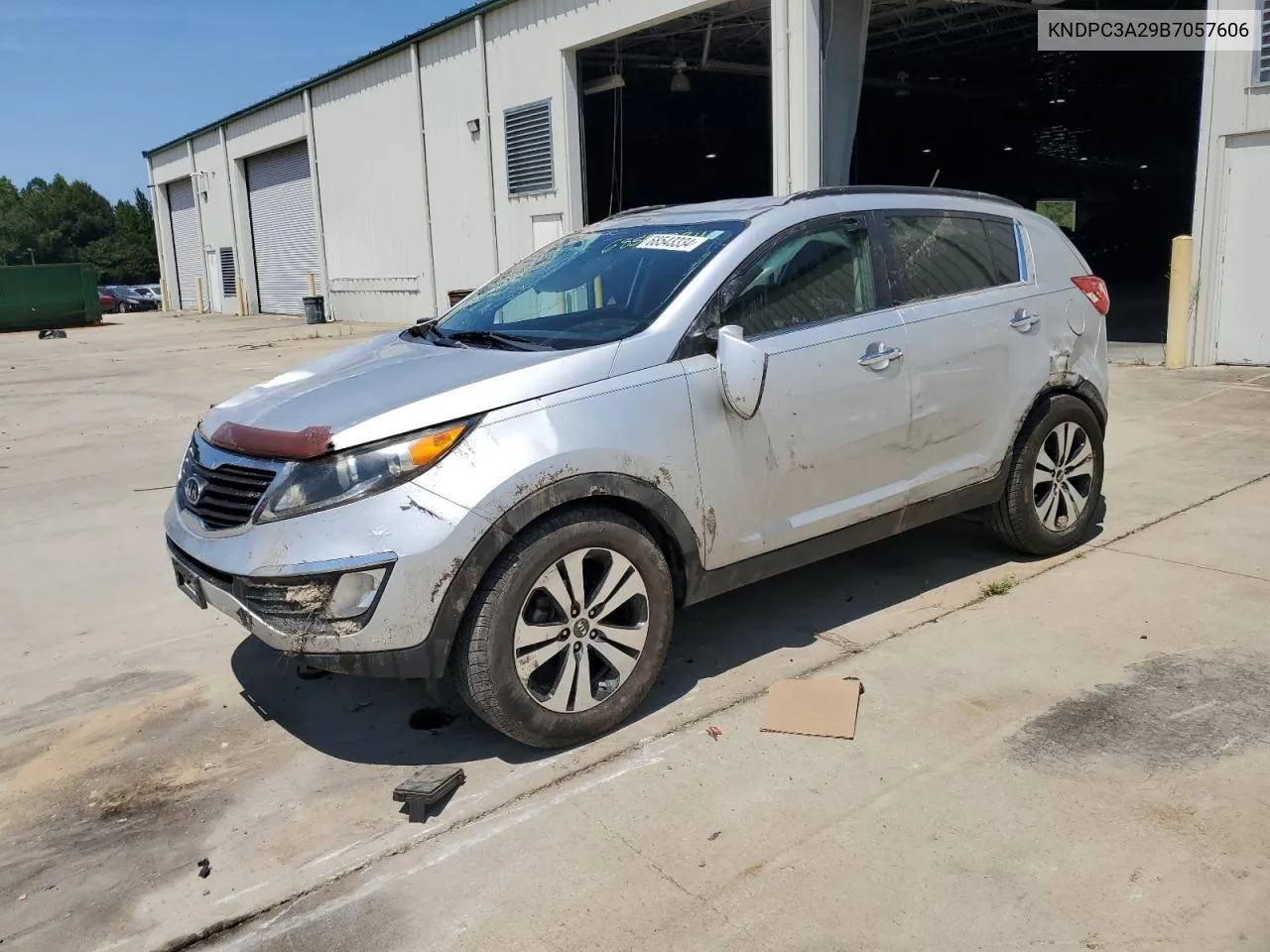 2011 Kia Sportage Ex VIN: KNDPC3A29B7057606 Lot: 68543334