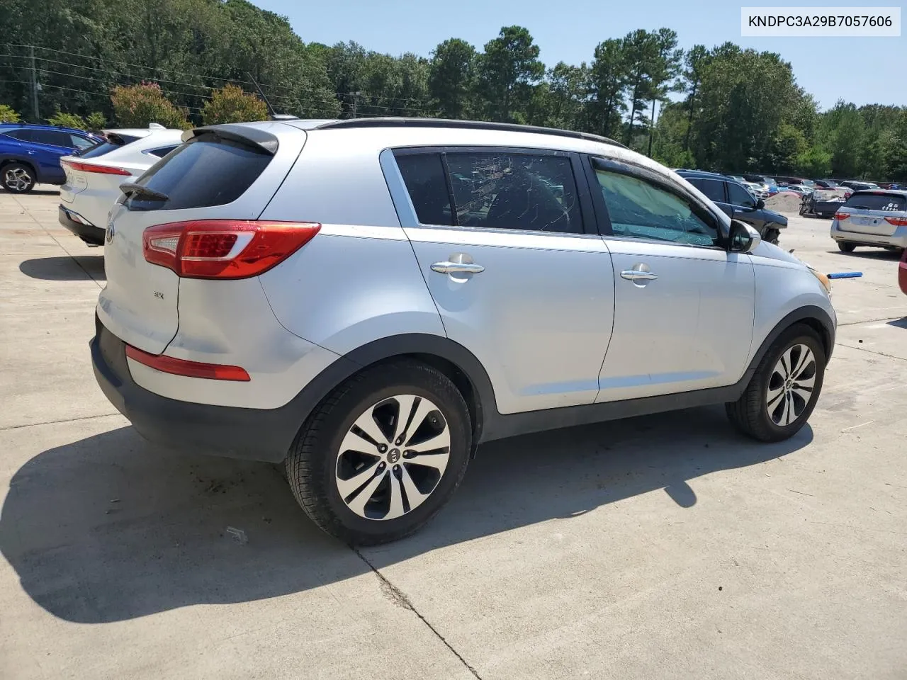 2011 Kia Sportage Ex VIN: KNDPC3A29B7057606 Lot: 68543334