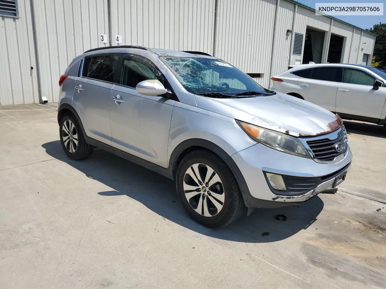 2011 Kia Sportage Ex VIN: KNDPC3A29B7057606 Lot: 68543334