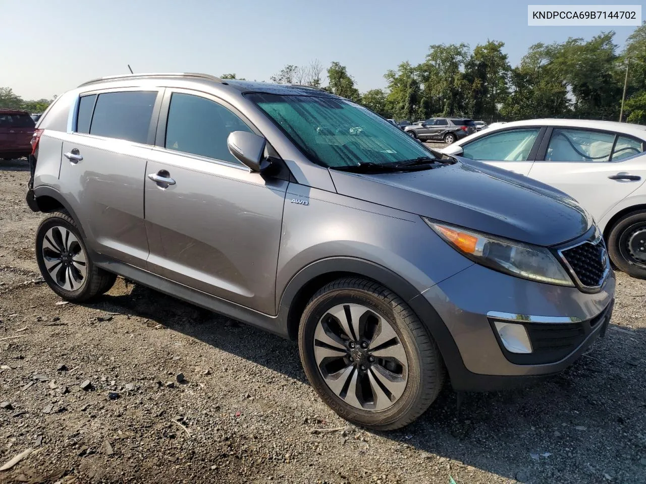 2011 Kia Sportage Ex VIN: KNDPCCA69B7144702 Lot: 68584494