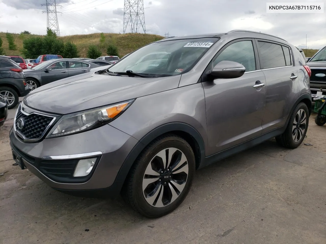 KNDPC3A67B7115716 2011 Kia Sportage Ex