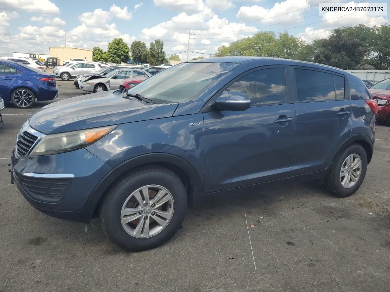 2011 Kia Sportage Lx VIN: KNDPBCA24B7073179 Lot: 69142434