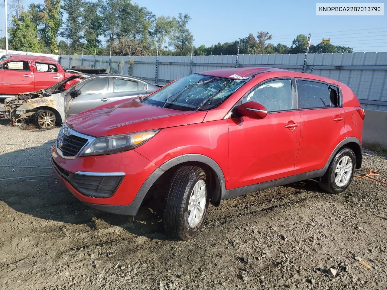 2011 Kia Sportage Lx VIN: KNDPBCA22B7013790 Lot: 69621854