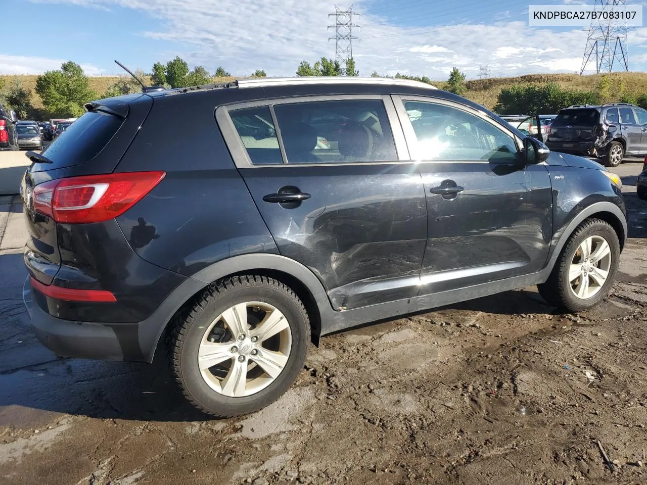 2011 Kia Sportage Lx VIN: KNDPBCA27B7083107 Lot: 70262864