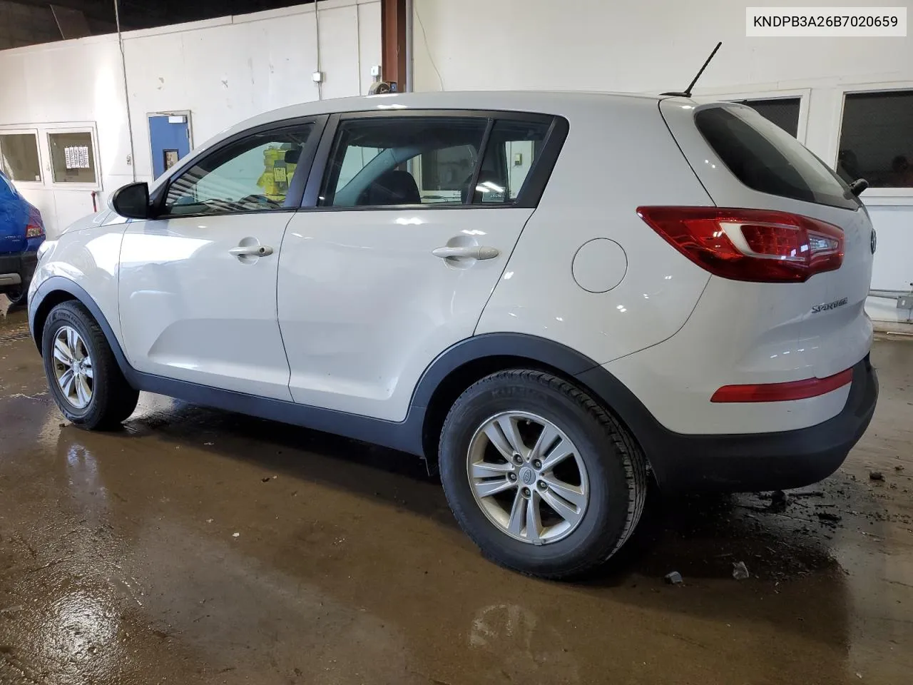 2011 Kia Sportage Lx VIN: KNDPB3A26B7020659 Lot: 70640344