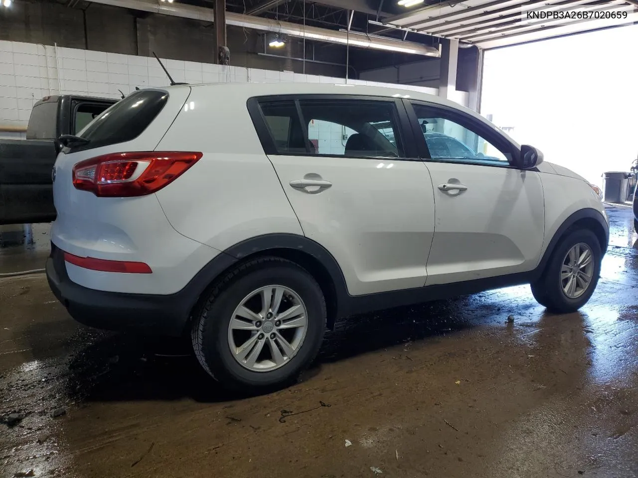 2011 Kia Sportage Lx VIN: KNDPB3A26B7020659 Lot: 70640344