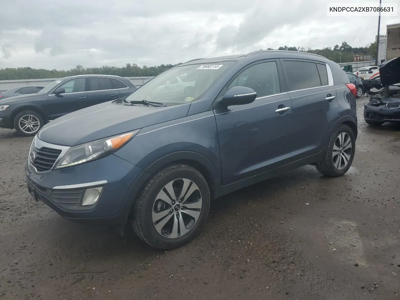 2011 Kia Sportage Ex VIN: KNDPCCA2XB7086631 Lot: 70668114