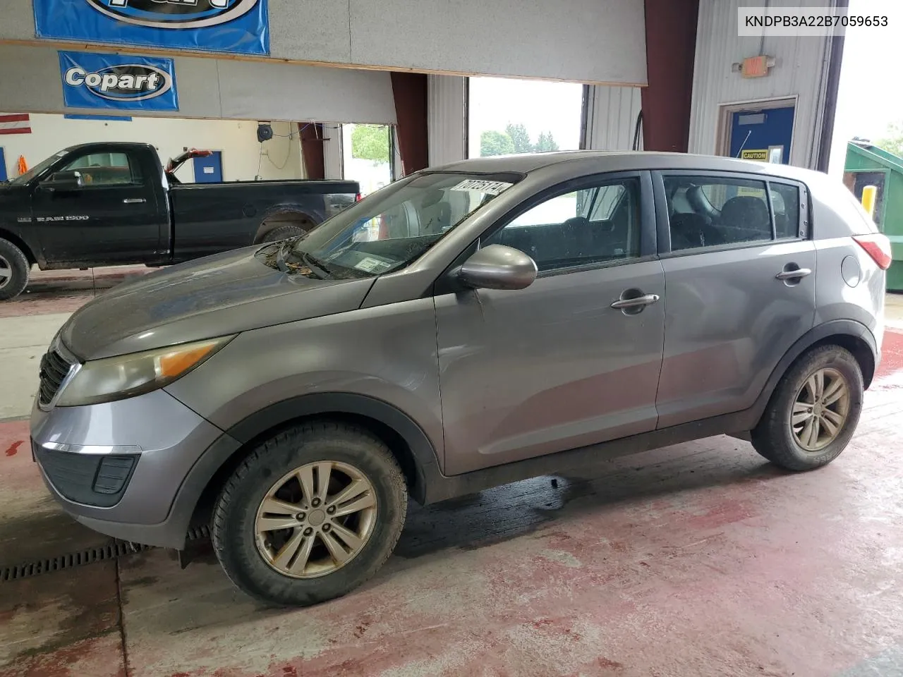 2011 Kia Sportage Lx VIN: KNDPB3A22B7059653 Lot: 70725174