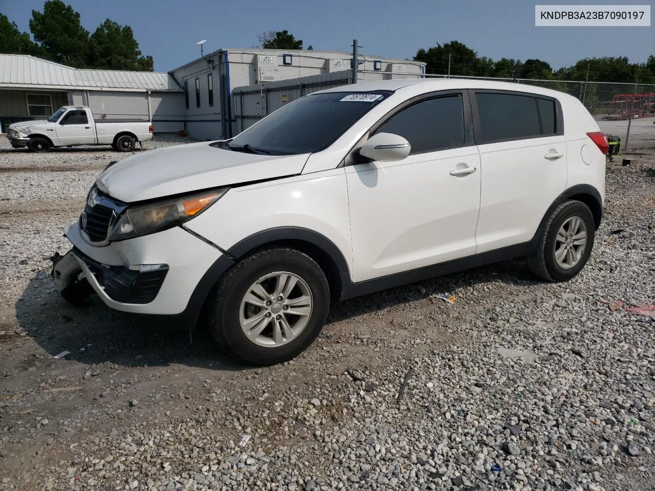 2011 Kia Sportage Lx VIN: KNDPB3A23B7090197 Lot: 70970914