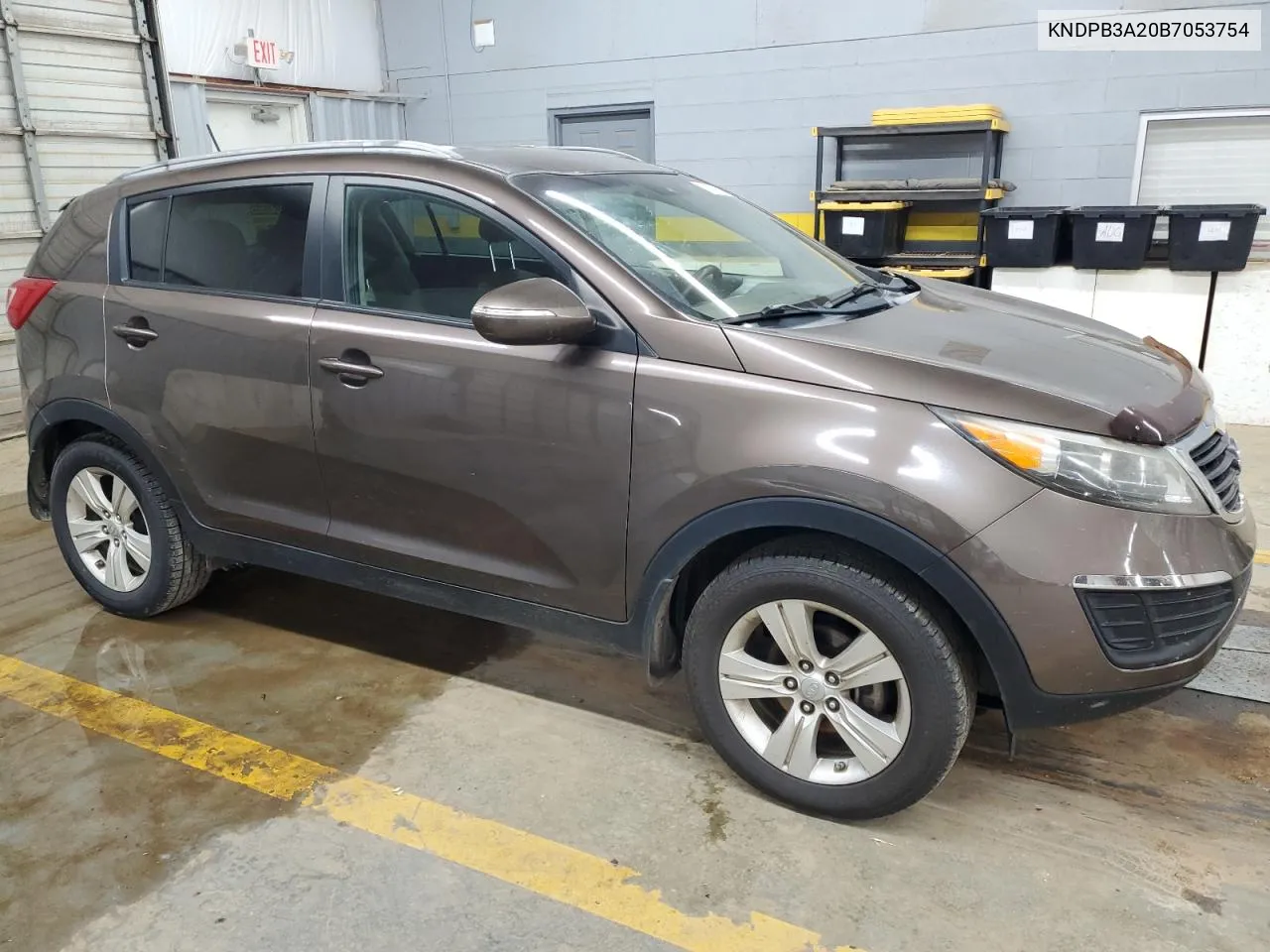 2011 Kia Sportage Lx VIN: KNDPB3A20B7053754 Lot: 71271494