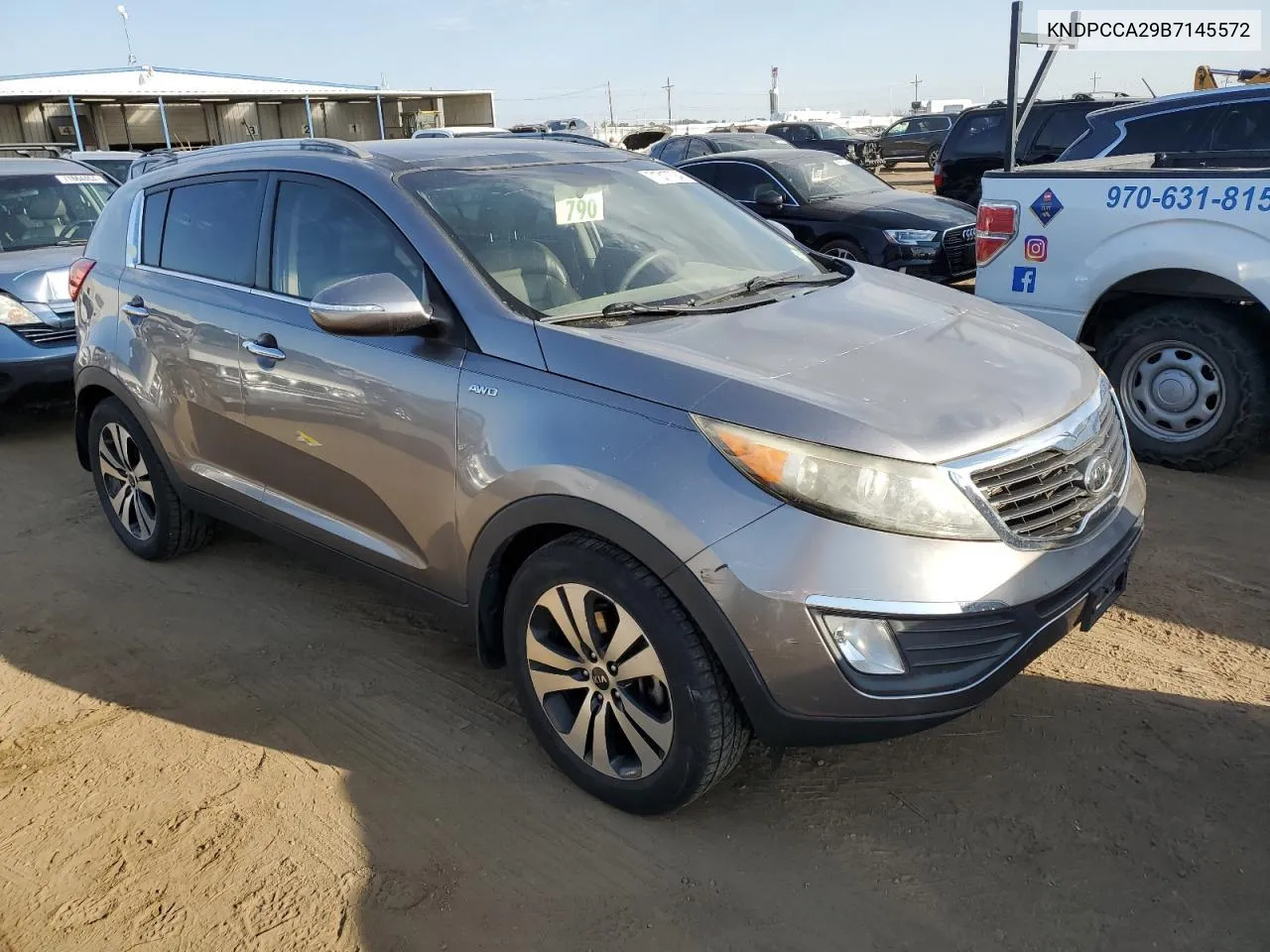 2011 Kia Sportage Ex VIN: KNDPCCA29B7145572 Lot: 71317724