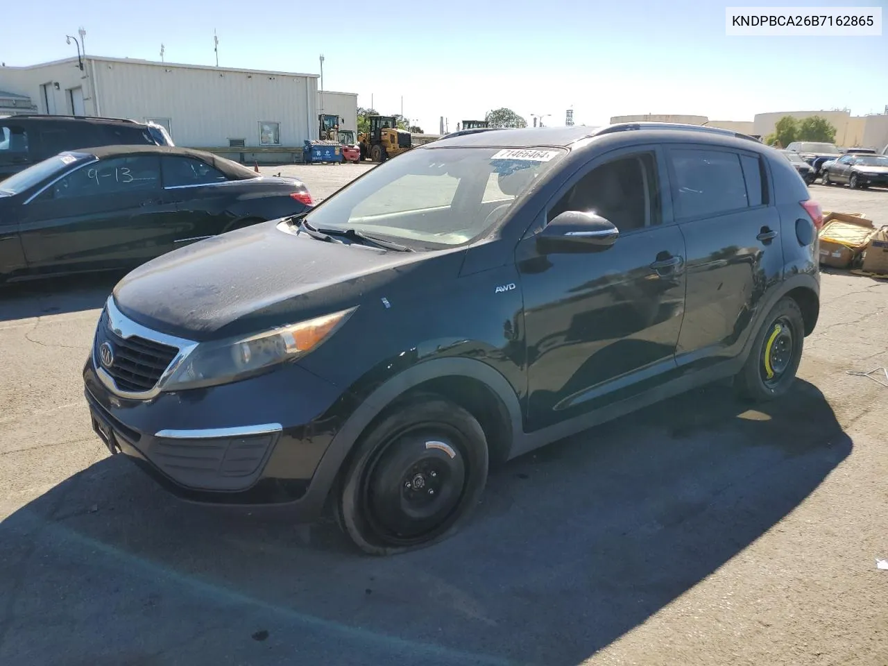 2011 Kia Sportage Lx VIN: KNDPBCA26B7162865 Lot: 71466464