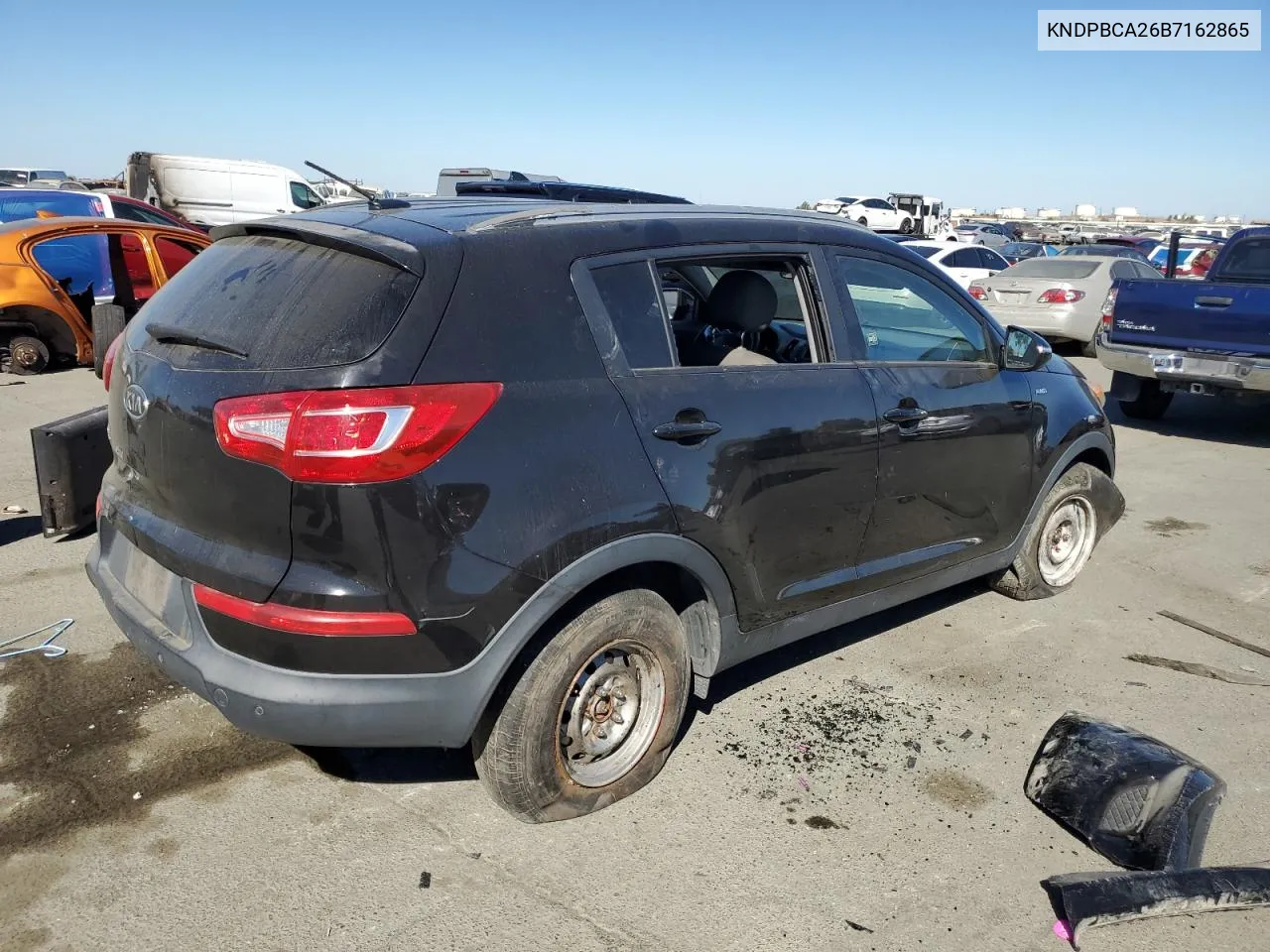 2011 Kia Sportage Lx VIN: KNDPBCA26B7162865 Lot: 71466464