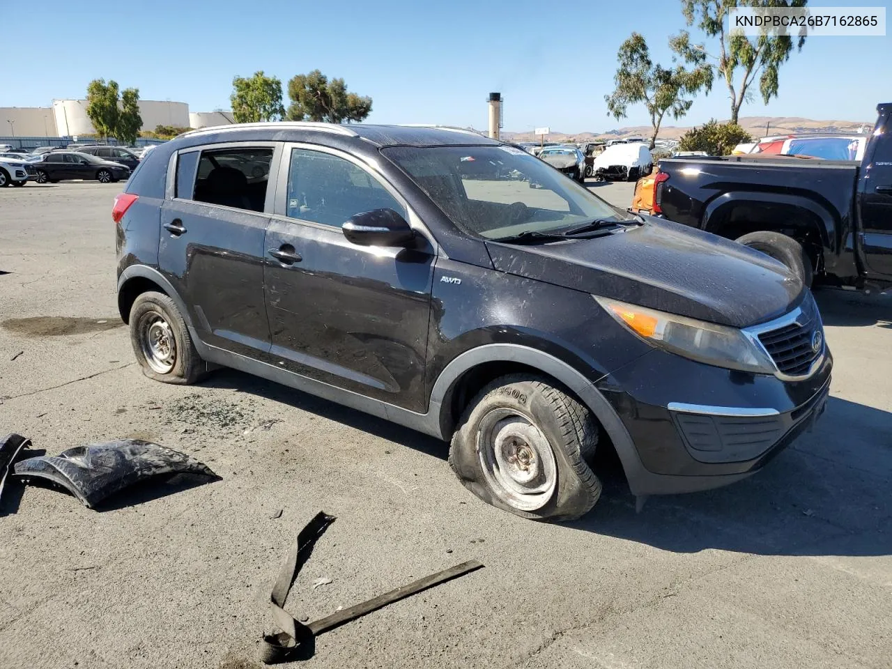 2011 Kia Sportage Lx VIN: KNDPBCA26B7162865 Lot: 71466464