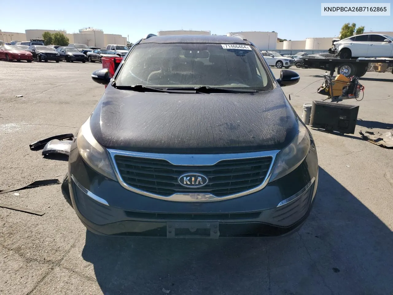 2011 Kia Sportage Lx VIN: KNDPBCA26B7162865 Lot: 71466464