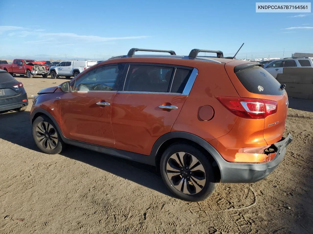 2011 Kia Sportage Ex VIN: KNDPCCA67B7164561 Lot: 71843954