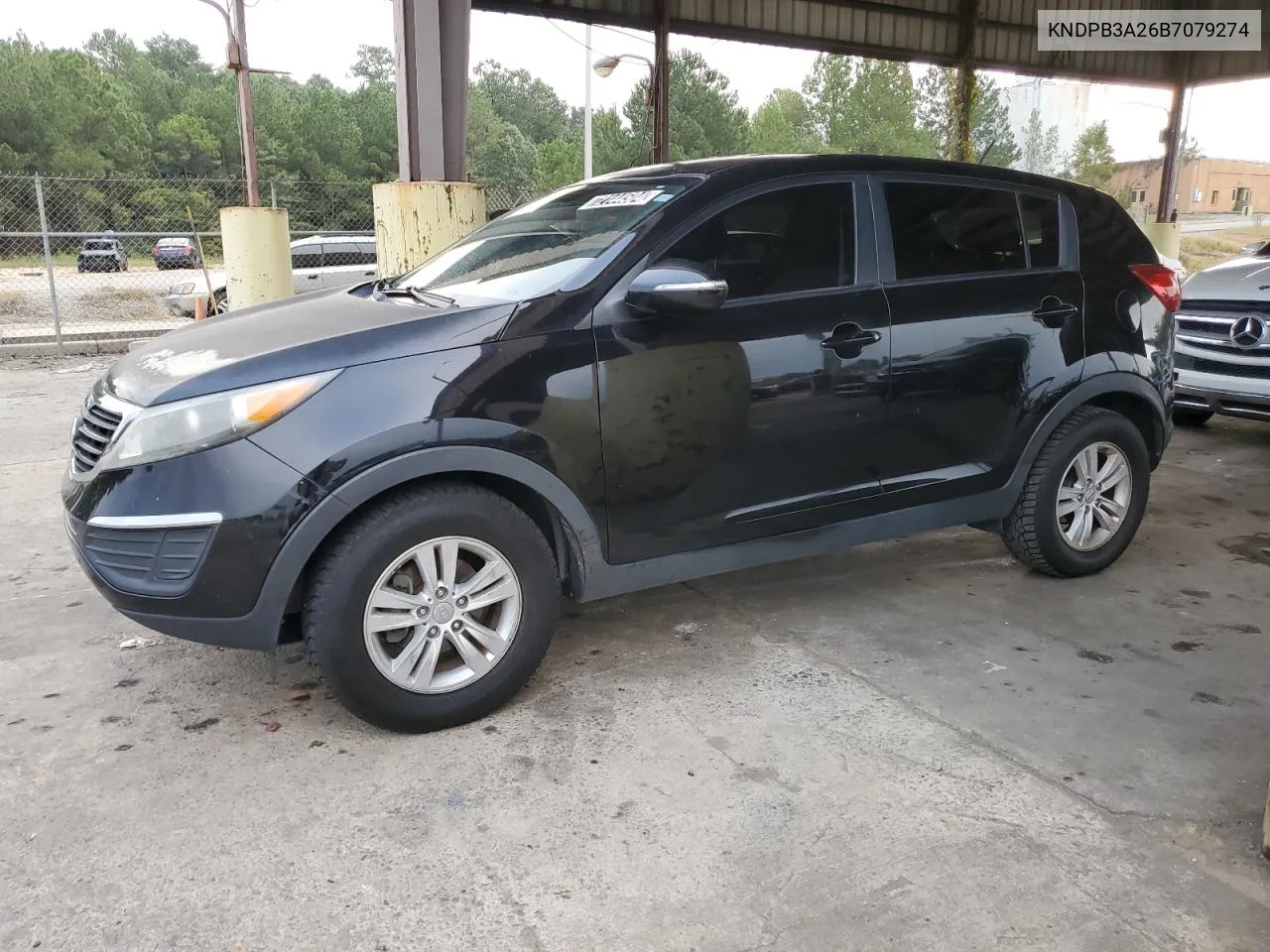 2011 Kia Sportage Lx VIN: KNDPB3A26B7079274 Lot: 72144504