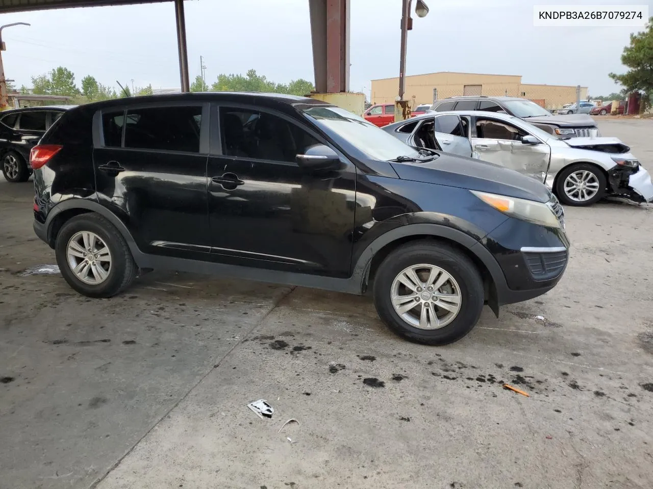 2011 Kia Sportage Lx VIN: KNDPB3A26B7079274 Lot: 72144504