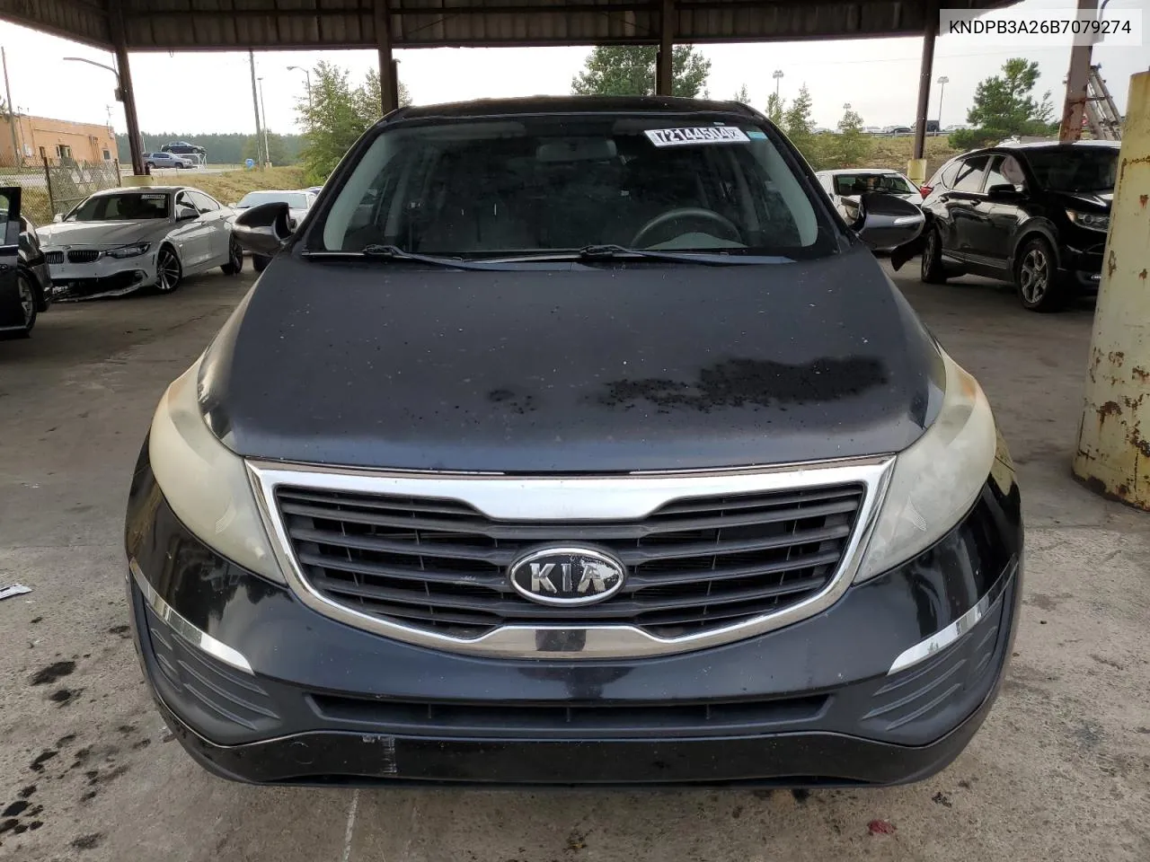 2011 Kia Sportage Lx VIN: KNDPB3A26B7079274 Lot: 72144504