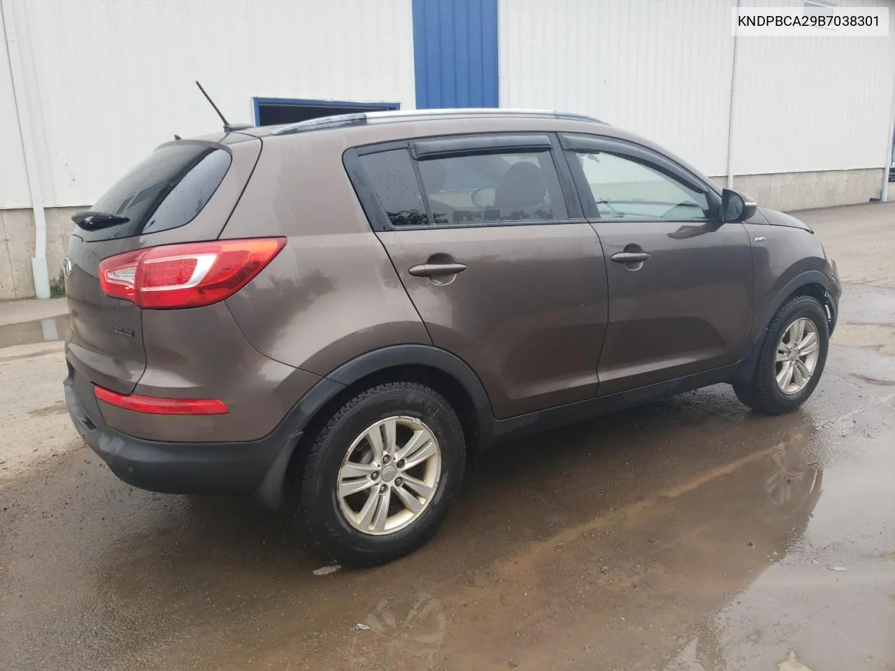 2011 Kia Sportage Lx VIN: KNDPBCA29B7038301 Lot: 72504064