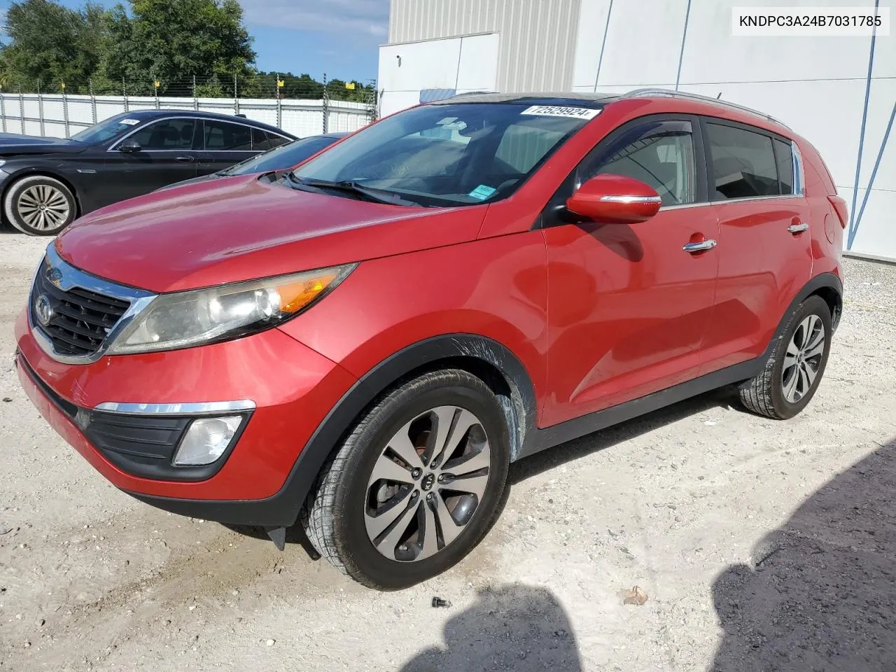 2011 Kia Sportage Ex VIN: KNDPC3A24B7031785 Lot: 72529924