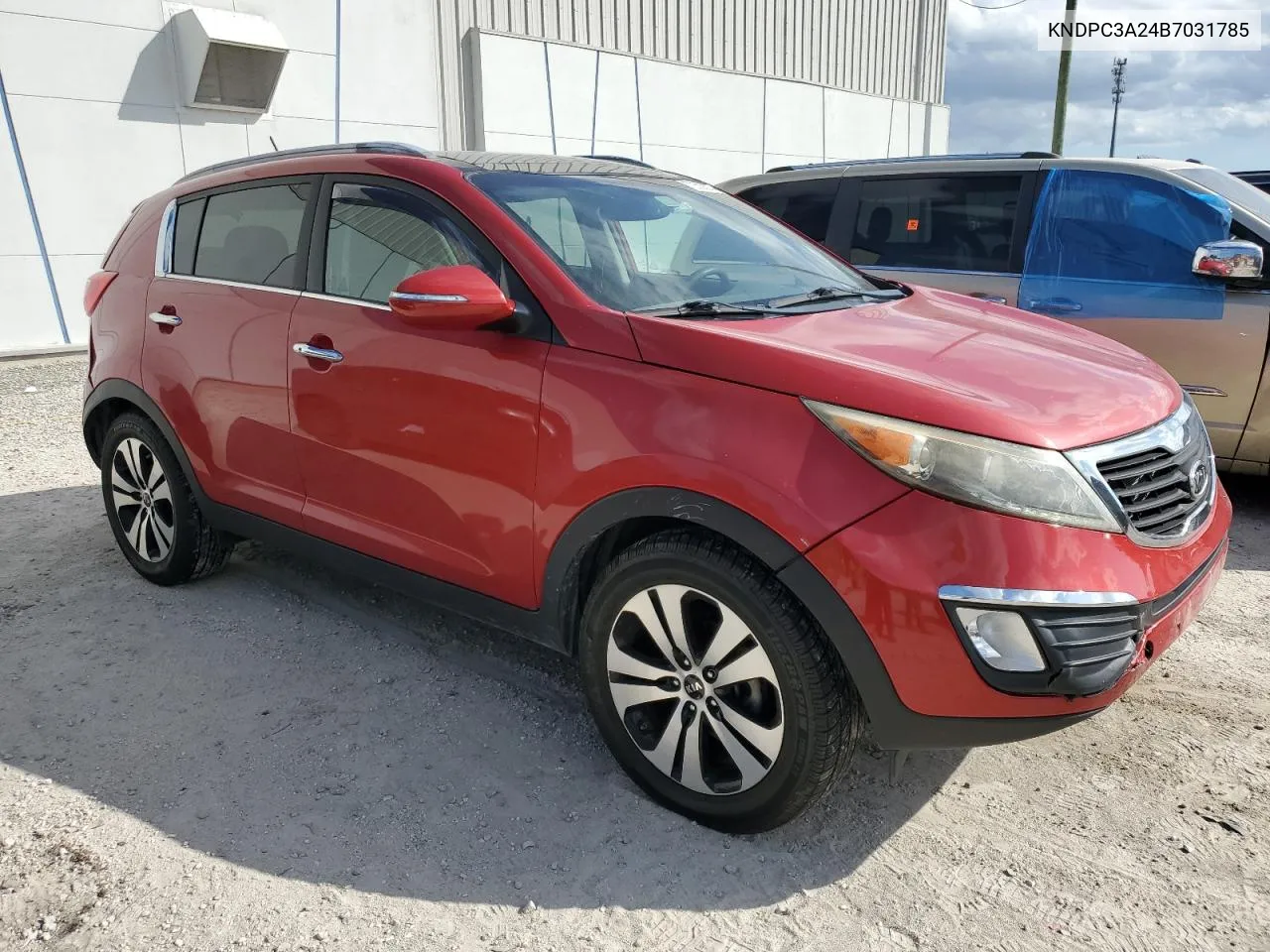 2011 Kia Sportage Ex VIN: KNDPC3A24B7031785 Lot: 72529924